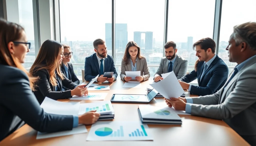 Créer une holding Luxembourgeoise SOPARFI avec des professionnels en réunion stratégique.