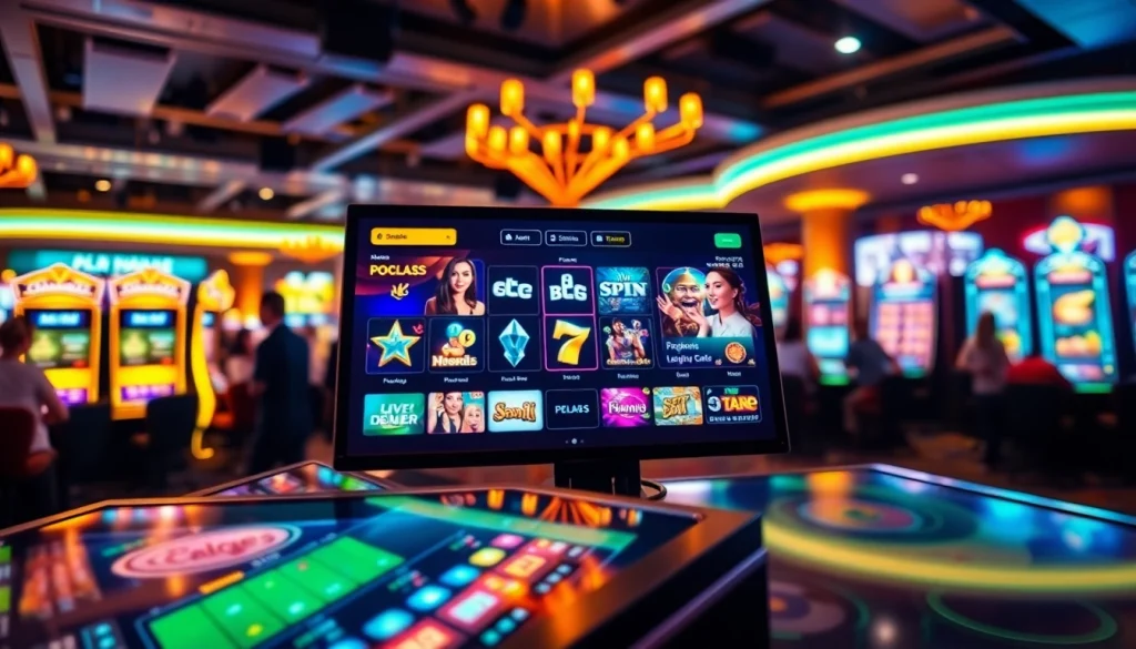 Experience the excitement of tab66 with dynamic online casino visuals.