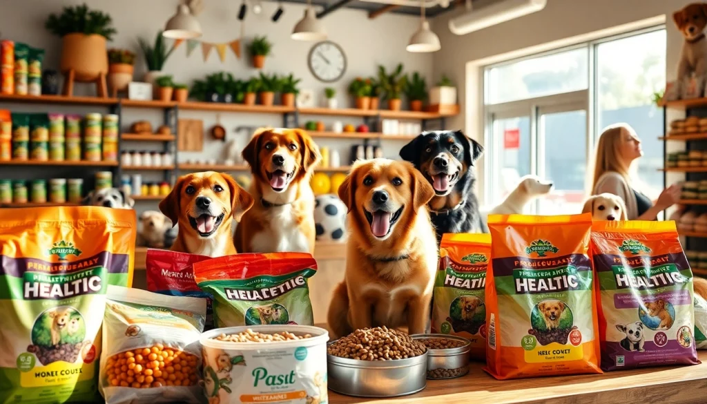 Shop at a Healthy dog food store Vancouver with premium products and happy pets.