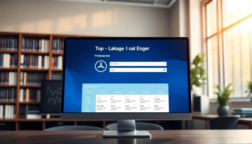Analyze text effectively with our AI checker tool, showcasing a professional workspace setup.