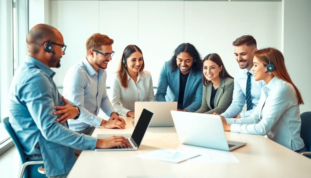 Enhance your business with expert Edmonton IT support team collaboration in a modern setting.