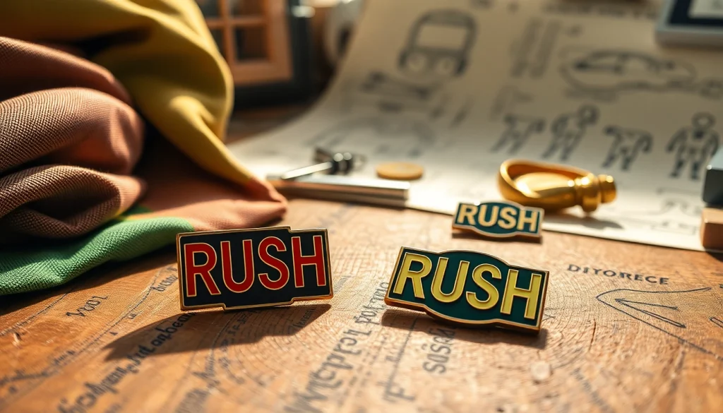 Custom Rush Pins: Fast, Quality Designs Delivered to You