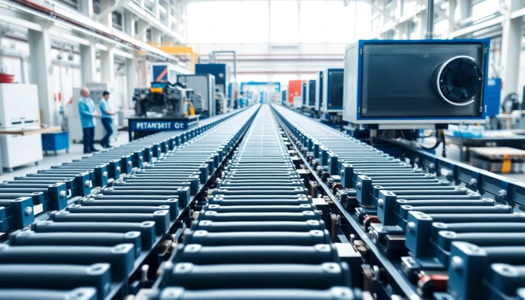 Showcasing modular plastic conveyor belt manufacturers with advanced production technology in a modern facility.