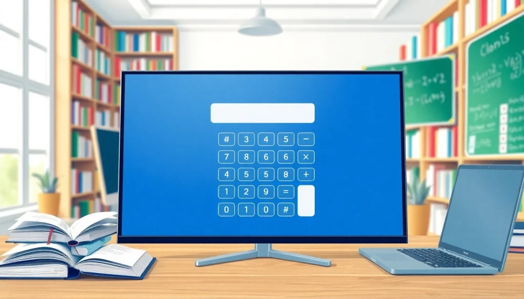 Calculate matrix operations easily with an advanced Matrix Calculator interface displayed on a screen.