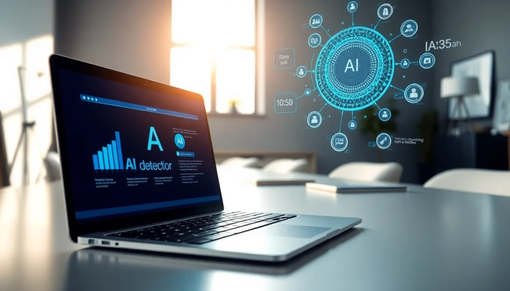 Visual representation of an AI detector tool showcasing technology in action.