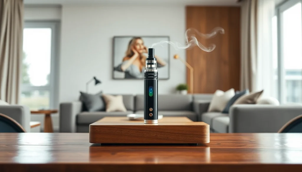 Experience e nails through a stylish electric dab nail setup in a modern living room.