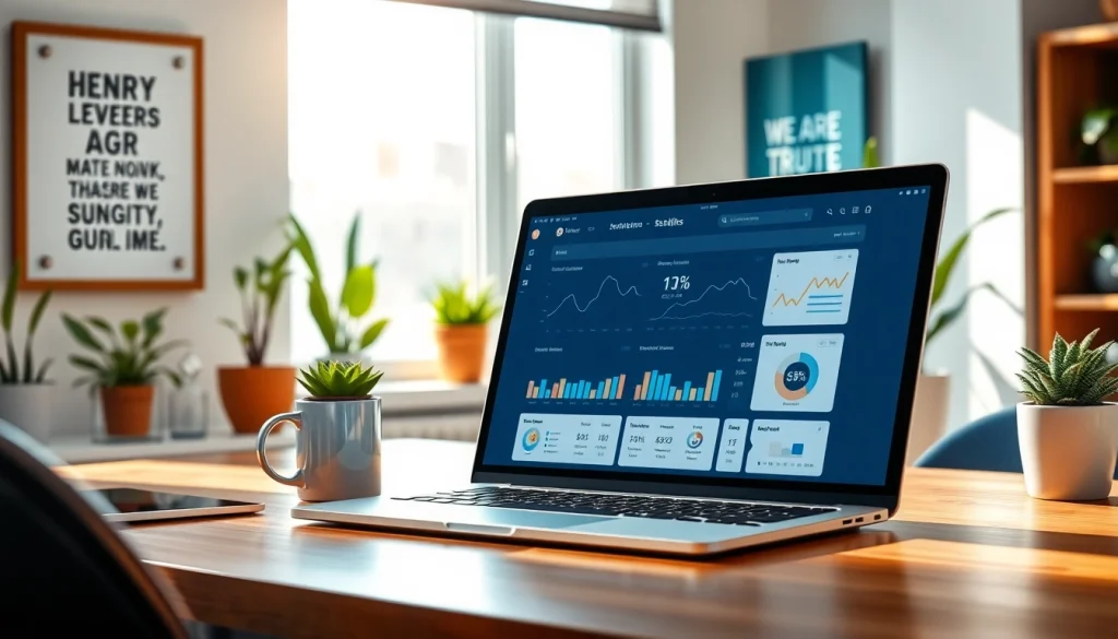 Engage with the SMM reseller panel through a vibrant digital marketing workspace setup.