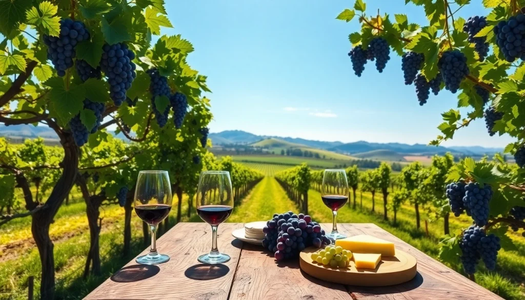 Enjoying wine and nature at clarksburg wineries with vibrant vineyard scenery.