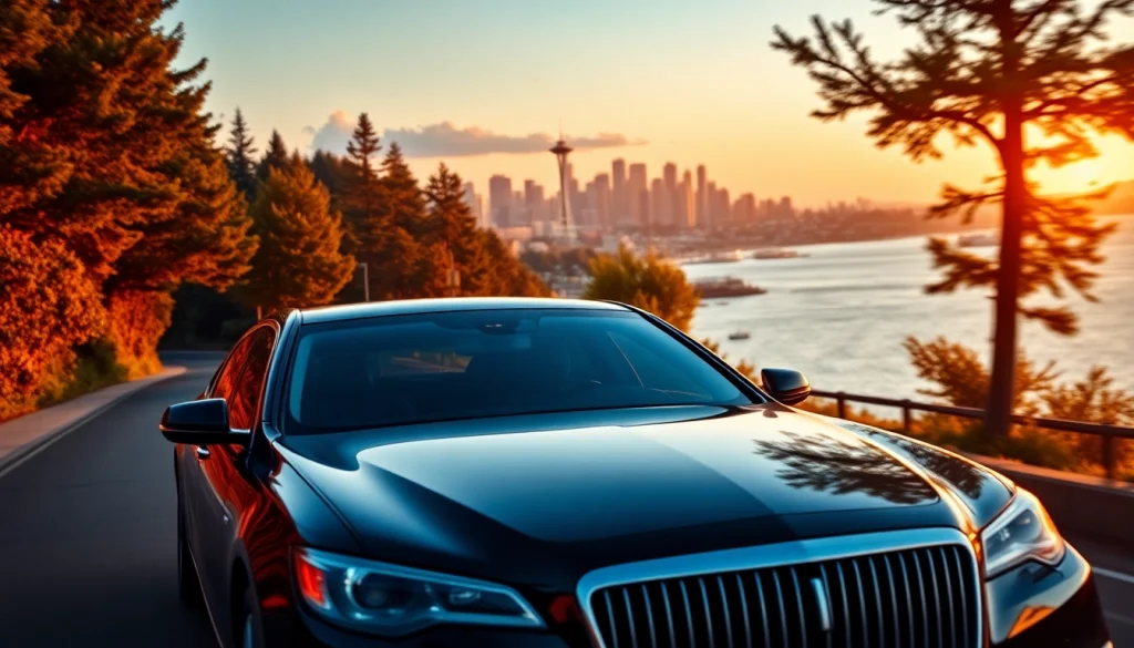 Experience premium Vancouver to Seattle Car Service with a luxurious limousine along the coast.