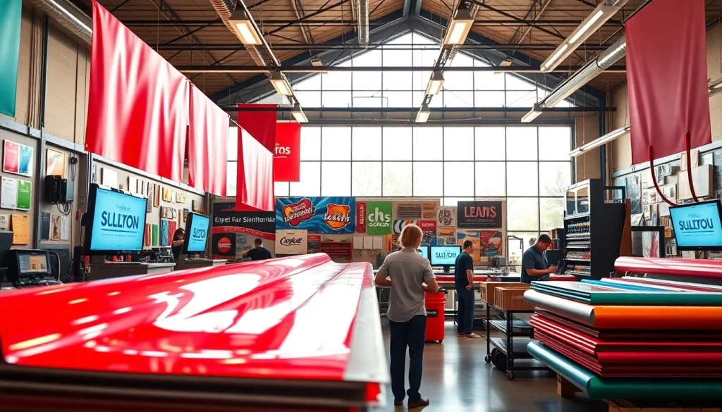 Custom signs crafted by a sign company in Edmonton showcase creativity and quality.