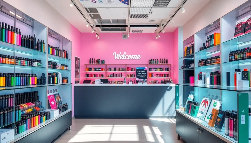 Find the perfect vape shop near me, featuring diverse products in a welcoming setting.