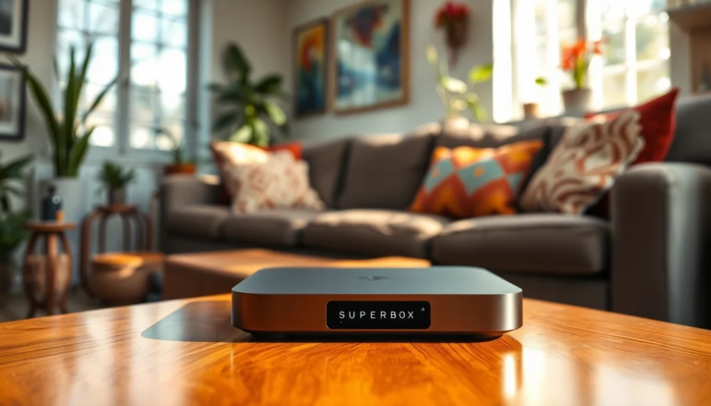 Elevate Your Home Entertainment with the Superbox Streaming Device