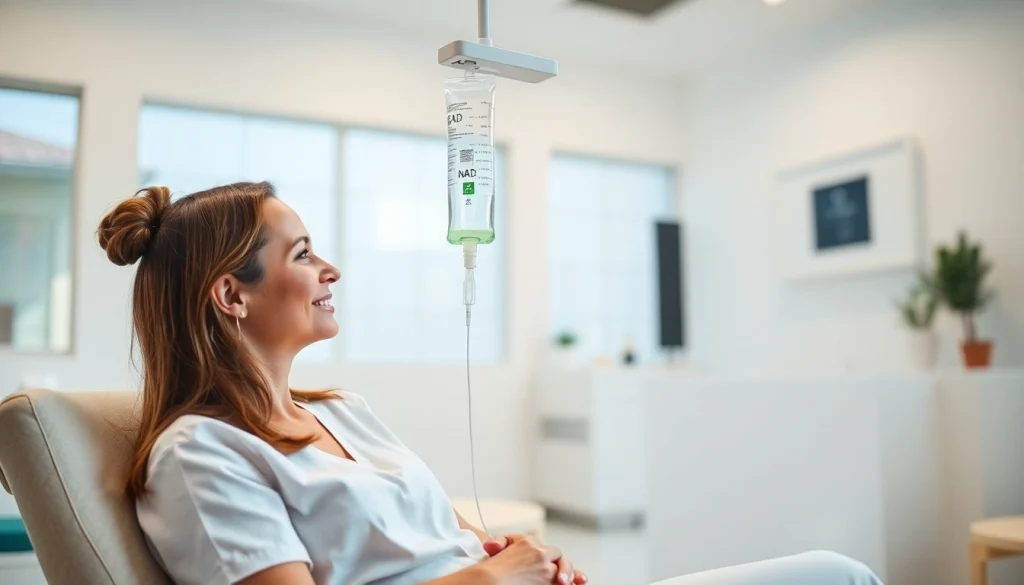 Experience revitalizing NAD IV therapy near me in a professional and calming medical environment.