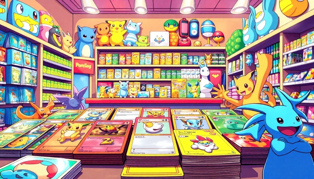Engaging display of Pokémon TCG cards in India showcasing diverse options for collectors.