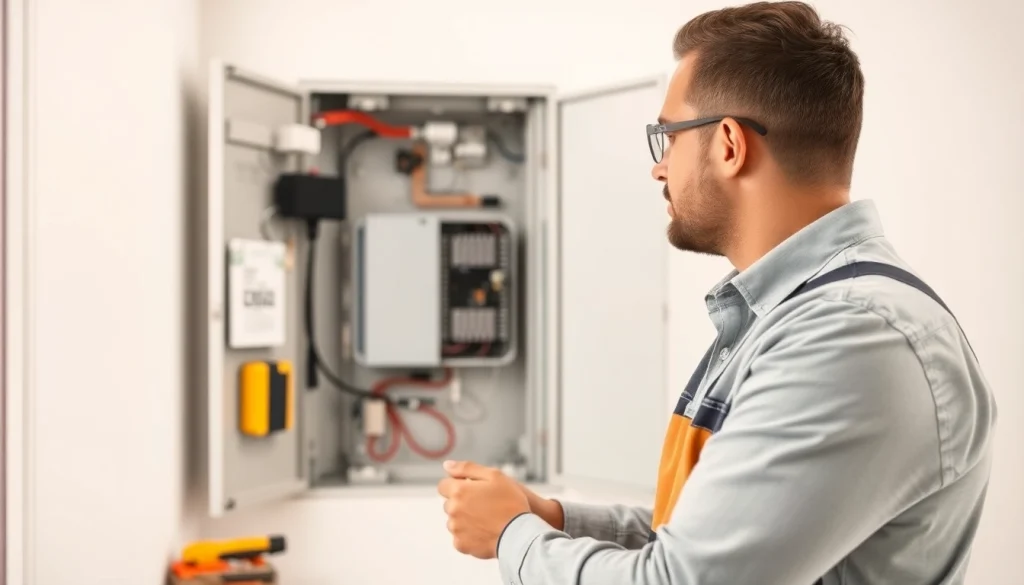 Assessing an Electrical Panel Upgrade in a home environment with an electrician focused on safety and professionalism.