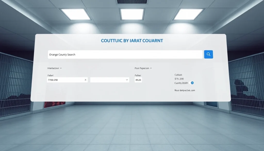 Accessing the orange county inmate search for real-time inmate information with enhanced features.