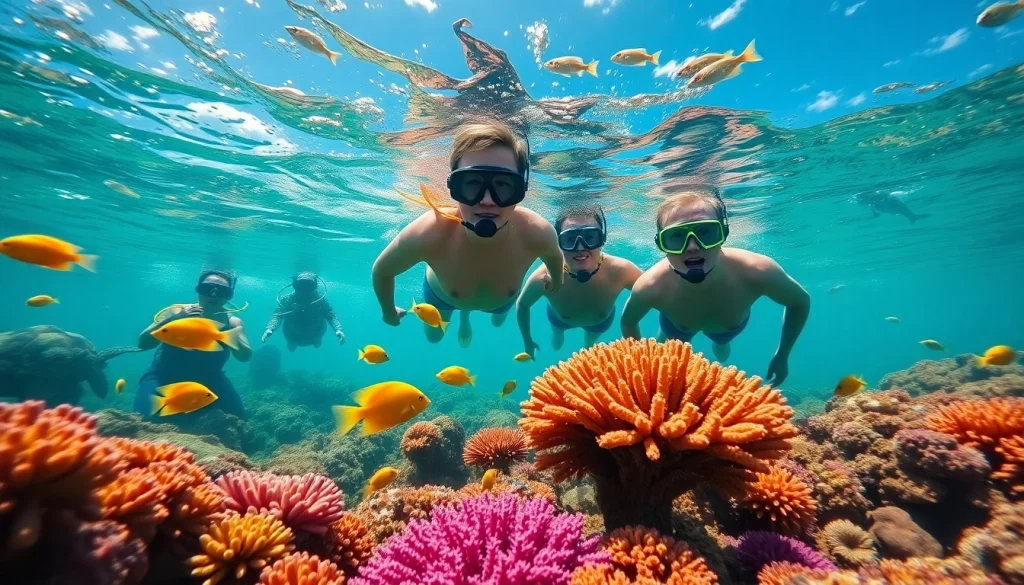 Experience snorkeling puerto rico with colorful fish and vibrant coral reefs.