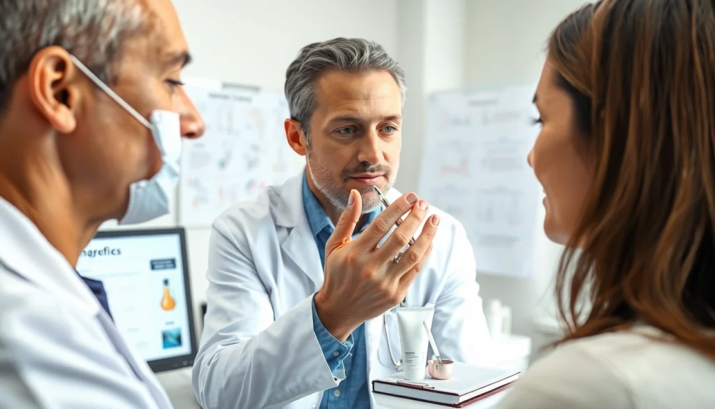 Consultation on Acne Treatment with a dermatologist in a professional clinic.