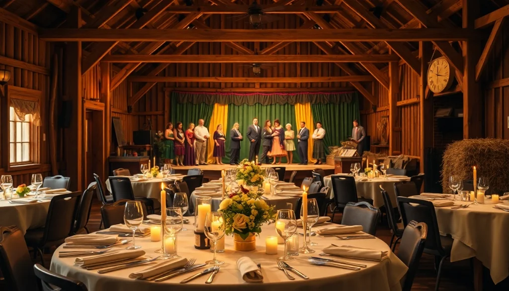 Enjoy the barn dinner theater 2024 schedule featuring lively performances and dining experiences.