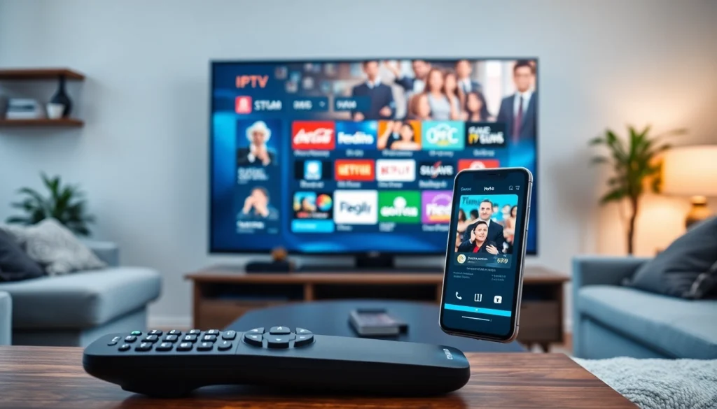 Accédez aux meilleures chaînes avec le Code iptv affiché sur un écran moderne.