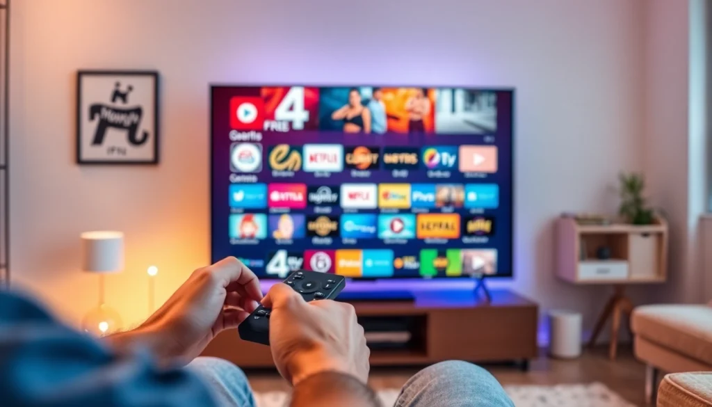 Accédez à des offres variées grâce à Code iptv sur un magnifique écran de télévision.