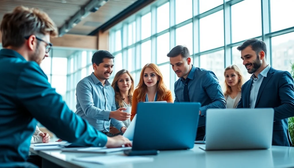 Enhance your IT Fredericksburg strategy with a collaborative team in a modern office setting.