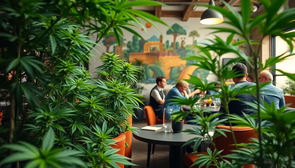 Join the vibrant atmosphere at https://cannabisbcn.com with engaging community interactions.