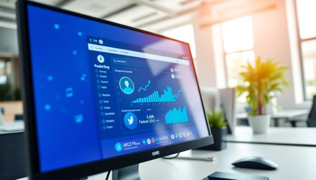 Maximize engagement using the features of a facebook smm panel through a dynamic digital marketing display.